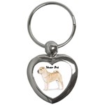 Shar Pei Key Chain (Heart)