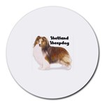 Shetland Sheepdog Sheltie Round Mousepad