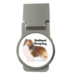 Shetland Sheepdog Sheltie Money Clip (Round)