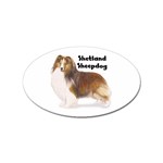 Shetland Sheepdog Sheltie Sticker (Oval)