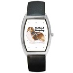 Shetland Sheepdog Sheltie Barrel Style Metal Watch