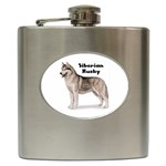 Siberian Husky Hip Flask (6 oz)