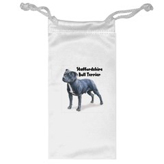 Staffordshire Bull Terrier Jewelry Bag from ArtsNow.com Front