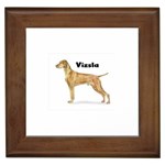 Vizsla Framed Tile