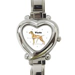 Vizsla Heart Italian Charm Watch