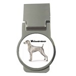 Weimaraner Money Clip (Round)