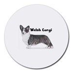 Welsh Corgi Cardigan Round Mousepad