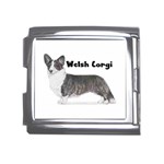 Welsh Corgi Cardigan Mega Link Italian Charm (18mm)