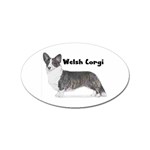 Welsh Corgi Cardigan Sticker (Oval)