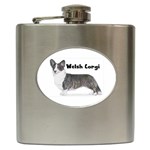 Welsh Corgi Cardigan Hip Flask (6 oz)