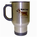 Welsh Corgi Pembroke Travel Mug (Silver Gray)