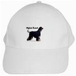 Afghan Hound Black White Cap