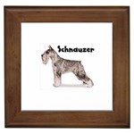 Schnauzer Framed Tile