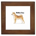 Shiba Inu Framed Tile