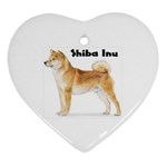 Shiba Inu Ornament (Heart)