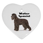 Water Spaniel Ornament (Heart)