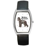 Water Spaniel Barrel Style Metal Watch