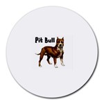 Pit Bull Round Mousepad