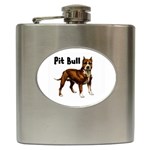 Pit Bull Hip Flask (6 oz)