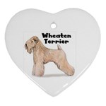 Wheaten Terrier Ornament (Heart)