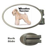 Wheaten Terrier Money Clip (Oval)