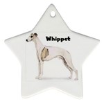 Whippet Ornament (Star)