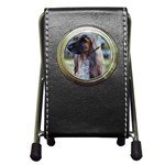 Afghan Hound Pen Holder Desk Clock