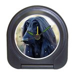 Afghan Hound Black Travel Alarm Clock