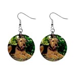 Airedale Terrier 1  Button Earrings