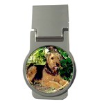 Airedale Terrier Money Clip (Round)