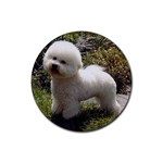 Bichon Frise Rubber Round Coaster (4 pack)