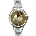 Papillon Round Italian Charm Watch