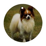 Papillon Ornament (Round)