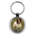 Papillon Key Chain (Round)