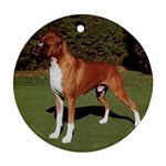 Boxer Ornament (Round)