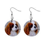 Cavalier King Charles Spaniel 1  Button Earrings