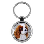 Cavalier King Charles Spaniel Key Chain (Round)