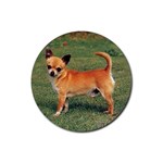 Chihuahua Rubber Round Coaster (4 pack)