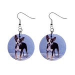 Chihuahua 1  Button Earrings