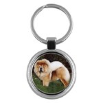 Chow Chow Key Chain (Round)