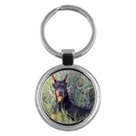 Doberman Pinscher Key Chain (Round)