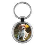 English Springer Spaniel Key Chain (Round)