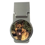 German Shepherd Money Clip (Round)