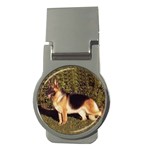 German Shepherd Money Clip (Round)