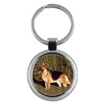 German Shepherd Key Chain (Round)