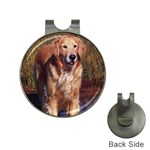 Golden Retriever Golf Ball Marker Hat Clip