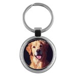 Golden Retriever Key Chain (Round)