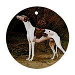 Greyhound Ornament (Round)