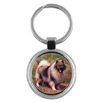 Keeshond Key Chain (Round)