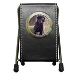 Labrador Retriever Lab Pen Holder Desk Clock